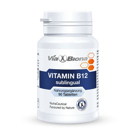 Vitamin B12 Tabletten B12 Sublingual Direkt I Viabiona
