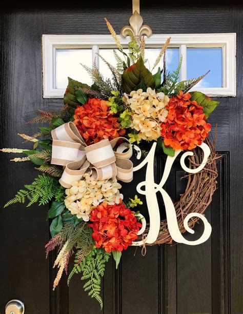 Valery Madelyn 24 Inch Fall Wreath For Front Door Harvest Thanksgiving