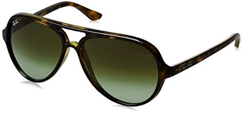 ray ban rb4125 cats 5000 aviator sunglasses in green for men lyst