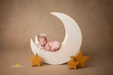 Moon And Stars Digital Backdrop For Newborn Photography Digital Backdropbackground Etsy