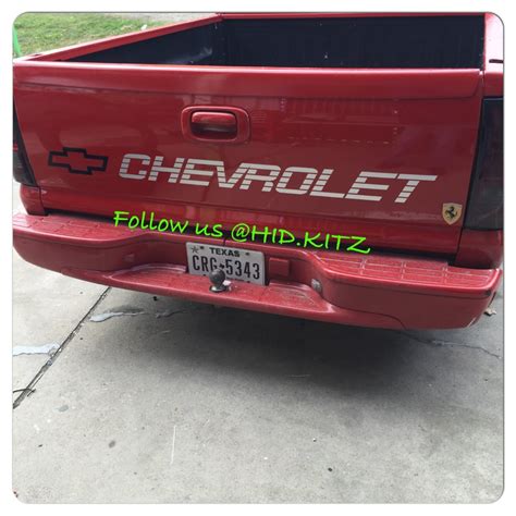 Chevrolet Tailgate Decals Hid Kitz