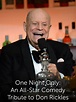 One Night Only: An All-Star Comedy Tribute to Don Rickles - Where to ...