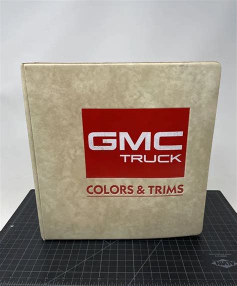 1987 Gmc Dealer Album Color And Trim Upholstery Paint Book Pickup Truck Sierra R V 99 99 Picclick