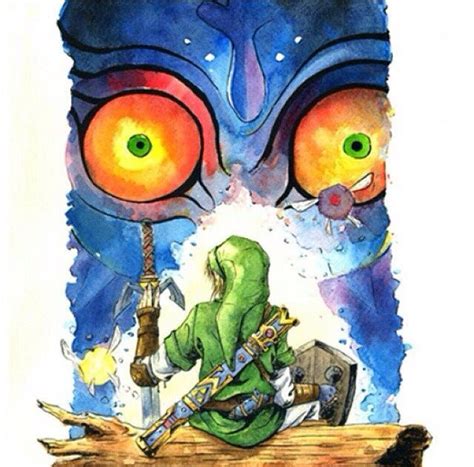 Majoras Mask This One Is Kind Of Weird Because It Has Adult Link