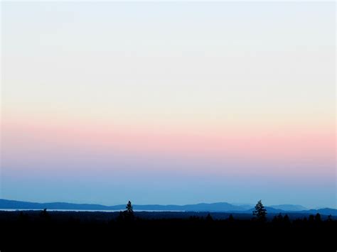 Desktop Wallpaper Sunset Horizon Clean Sky Nature Hd Image Picture