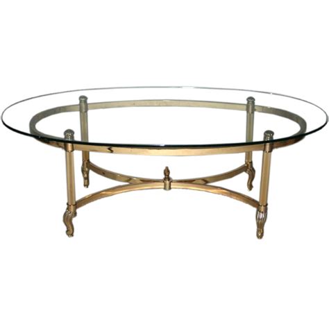 Bamboo brass 22 wide round glass top accent table $ 974.00. 10 Best Collection of Small Oval Glass Coffee Table