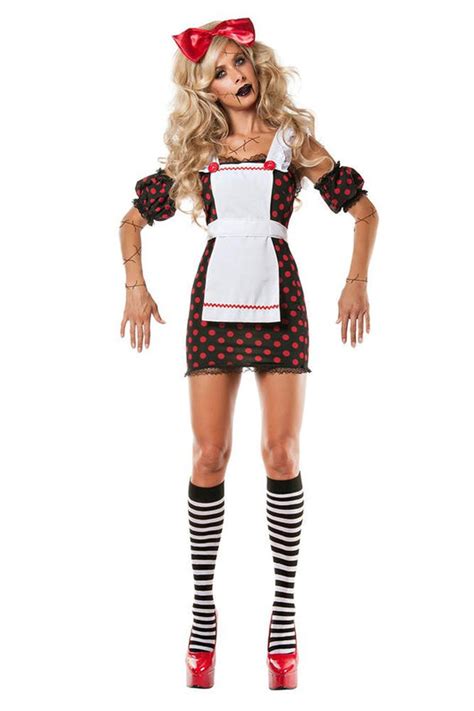 Party King Womens Evil Ragdoll Costume Nastassy