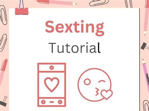 Sexting Sharing Nudes Form Time Tutorial Teaching Resources