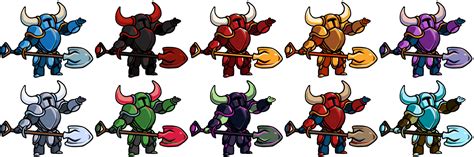 Shovel Knight Color Variations Update By Thelimomon On Deviantart