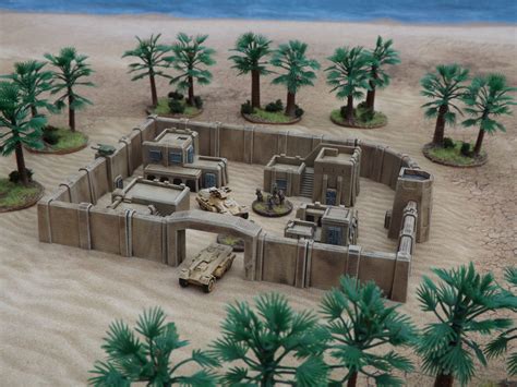 Desert Outlands Outpost In 6mm Wargaming Terrain Military