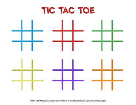 Free Printable Tic Tac Toe Templates Blank Pdf Game Boards