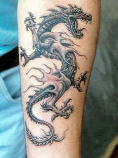 100s Of Arm Dragon Tattoo Design Ideas Pictures Gallery