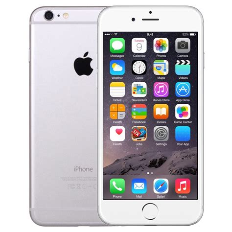 Refurbished Apple Iphone 6 Unlocked Smartphone 128gb 128gb Silver