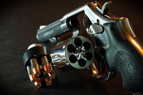 Download Pistol Ammo Ammunition Wallpaper By Jfarley Revolver