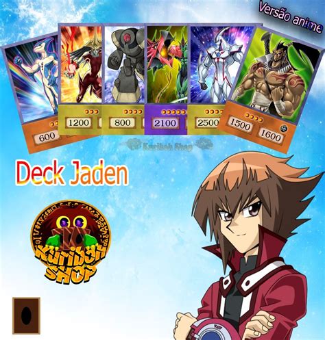 Deck Jaden Yuki 50 Cartas Versão Anime Yu Gi Oh Gx R 6000 Em