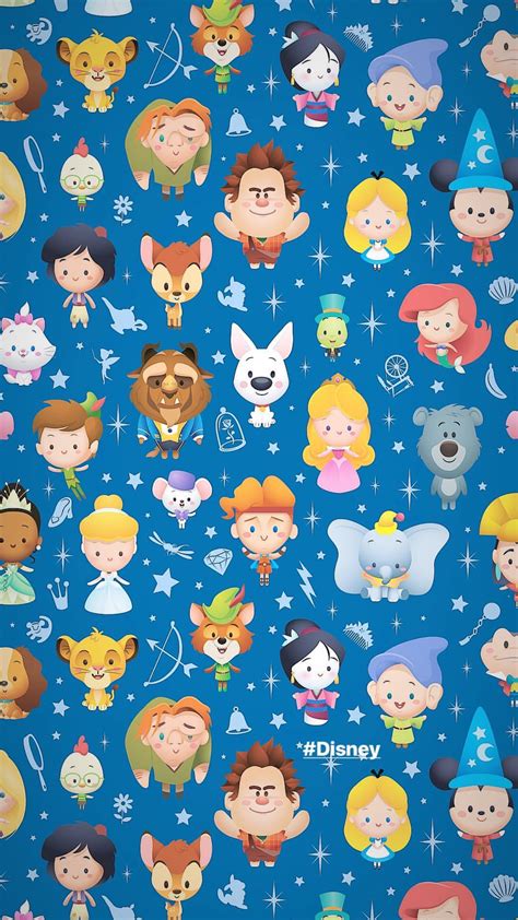 Disney Characters By Artist Jarrod Maruyama Lock Screen Wallpaper