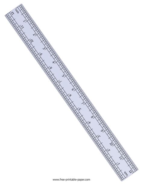 From all those valuable features, one specific point should place the highest. Printable Ruler Inches - Free Printable Paper