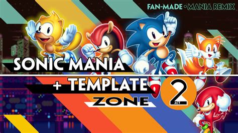 Sonic Mania Title Card Template Paintnet V20 By Chilliusbower On