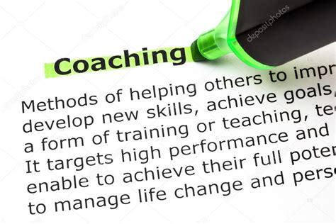 Coaching Definition Stock Photo By ©ivelin 85378442