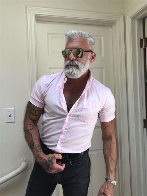 Inspiration Of Hipster Glasses For Men Unique Pin Od Jay Na Hair And Beauty Grey Hair Men
