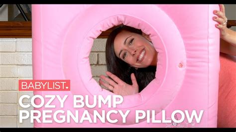 Cozy Bump Pregnancy Pillow Review Babylist YouTube