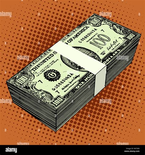 Bundle Of Hundred Dollar Bills Stock Photo Alamy