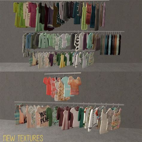 Sims2 Clothes Racks Downloads Bps Community Clothing Rack Sims 4 Sims 4 Anime