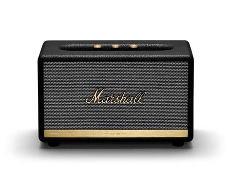 Marshall Speaker Acton Ii Gv Black Bluetooth Audio Audio Hifi