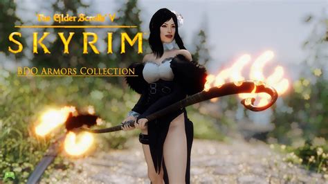 Skyrim Special Edition Bdo Armors Collection Hdt Showcase Hd Youtube