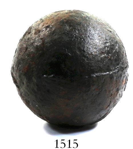 Small Iron Cannonball 3 Pounder From Hudson Highlands New York