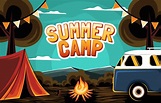 Summer Camp Background 2257605 Vector Art at Vecteezy