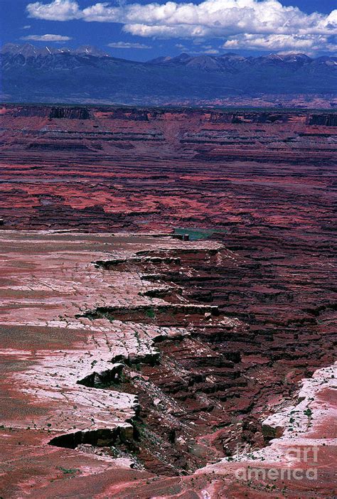 carved landscape by the colorado river canyonlands national par photograph by wernher krutein