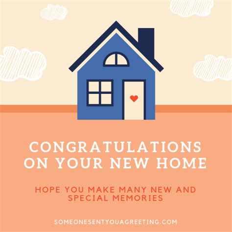New Home Wishes And Quotes Congratulations On Your New Home Someone