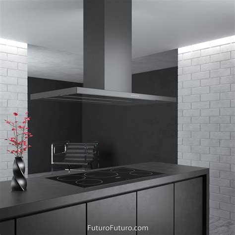 Looking to do even more with your kitchen renovations? Range Hood 48-inch Viale Black Island by Futuro Futuro in ...