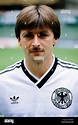 Allofs, Klaus, * 5.12.1956, German athlete (football), portrait Stock ...