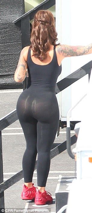 Amber Rose Shows Off Her Curves In Sheer Black Leggings At Dancing With