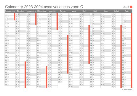 Vacances Scolaires Zone C Calendrier Et Dates