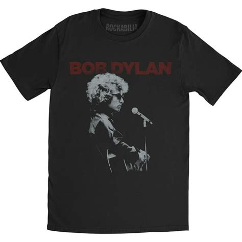 Bob Dylan Bob Dylan Men S Sound Check Slim Fit T Shirt Medium Black