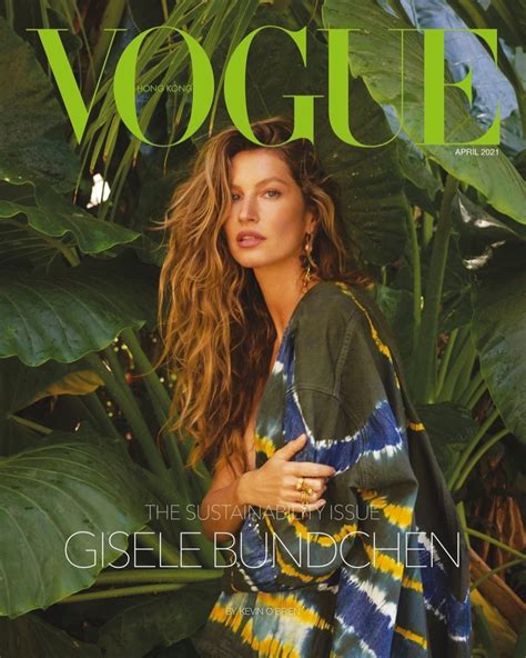 Gisele Bundchen Vogue Hong Kong 2021 Cover Photos