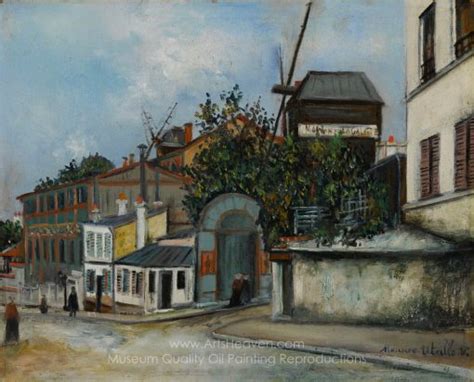 Maurice Utrillo Moulin De La Galette Painting Reproductions Save 50 75