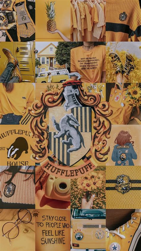 Aesthetic Harry Potter Laptop Wallpaper Hufflepuff Dengan Santai