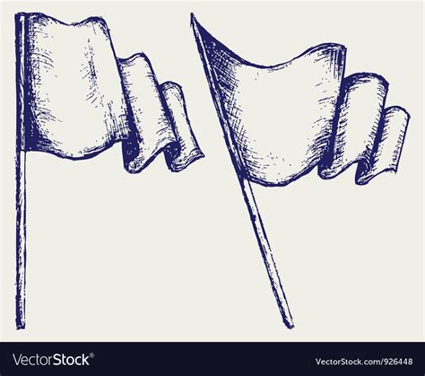 Waving Flag Royalty Free Vector Image Vectorstock