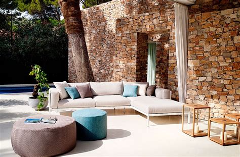 The best sofas for your living room; Exclusive Outdoor Sofa, Armchair Collection, Contemporary Style