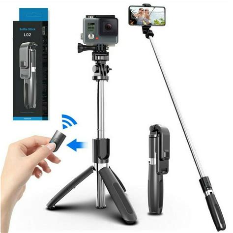 2 In 1 Selfie Stick Kit Extendable Selfie Stick Tripod Handheld Phone