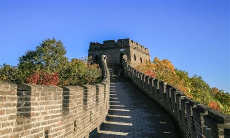 The Great Wall Scenery Stock Photo Image Of Longest 68862804