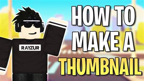How To Make A Roblox Thumbnail For Free No Blender Youtube