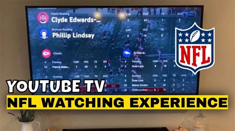 Nfl Watching Experience On Youtube Tv Nfl Stats Appletv Youtube