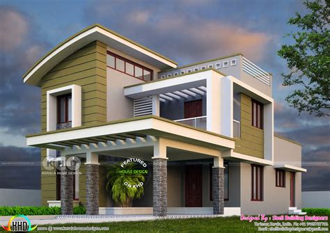 2375 Sq Ft 4 Bedroom Modern House Plan Kerala Home Design And Floor