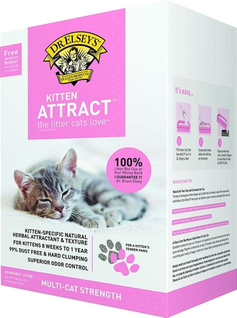 I first heard about dr. Dr. Elsey's Kitten Attract Training Cat Litter | PetFlow