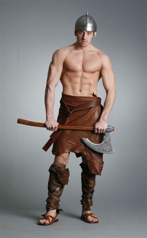Barbarian Warrior J By Mjranum Stock On Deviantart Male Pose